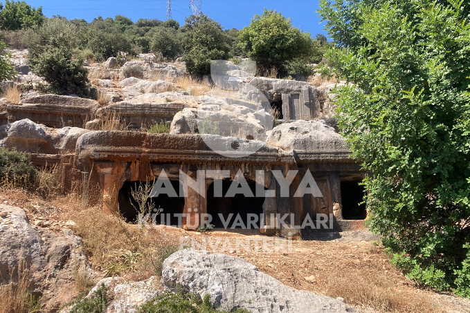 Limyra Antik Dönem Nekropol Alanı 7 limyra nekropolu finike antalya antalyakulturvarliklarienvanteri orhandenizkaplan denizkaplan 06